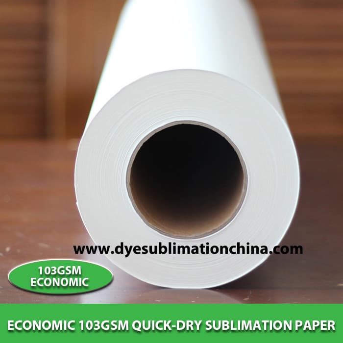 Cost effective quick_dry 103gsm sublimation transfer paper